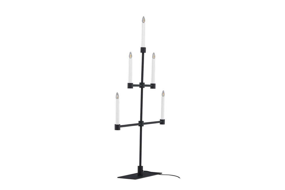 Venture Home Avoriaz Table Lamp - Matt Black /  Metal