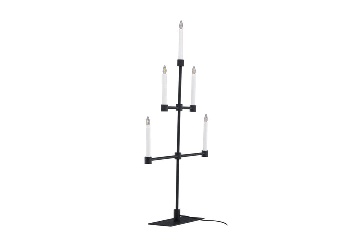 Venture Home Avoriaz Table Lamp - Matt Black /  Metal