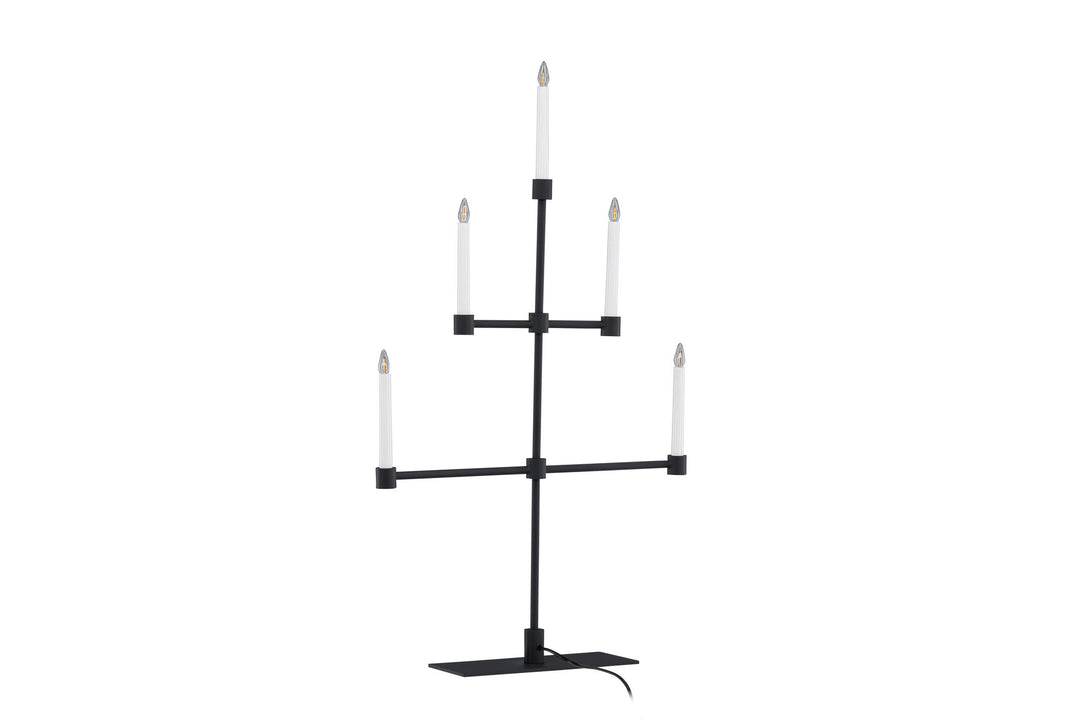 Venture Home Avoriaz Table Lamp - Matt Black /  Metal