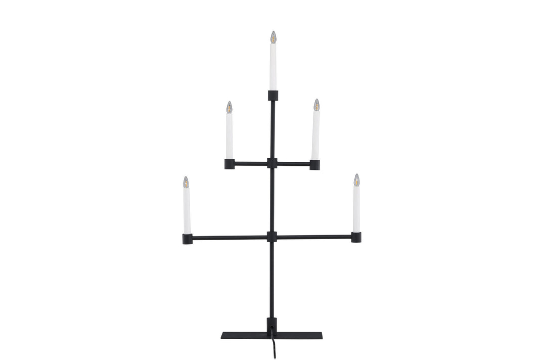 Venture Home Avoriaz Table Lamp - Matt Black /  Metal