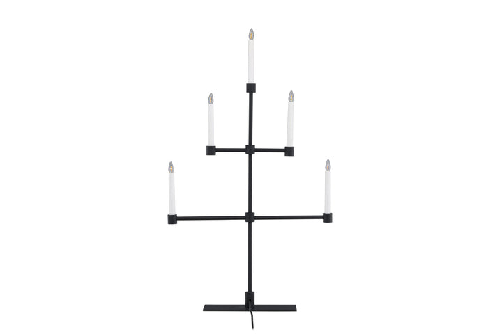 Venture Home Avoriaz Table Lamp - Matt Black /  Metal