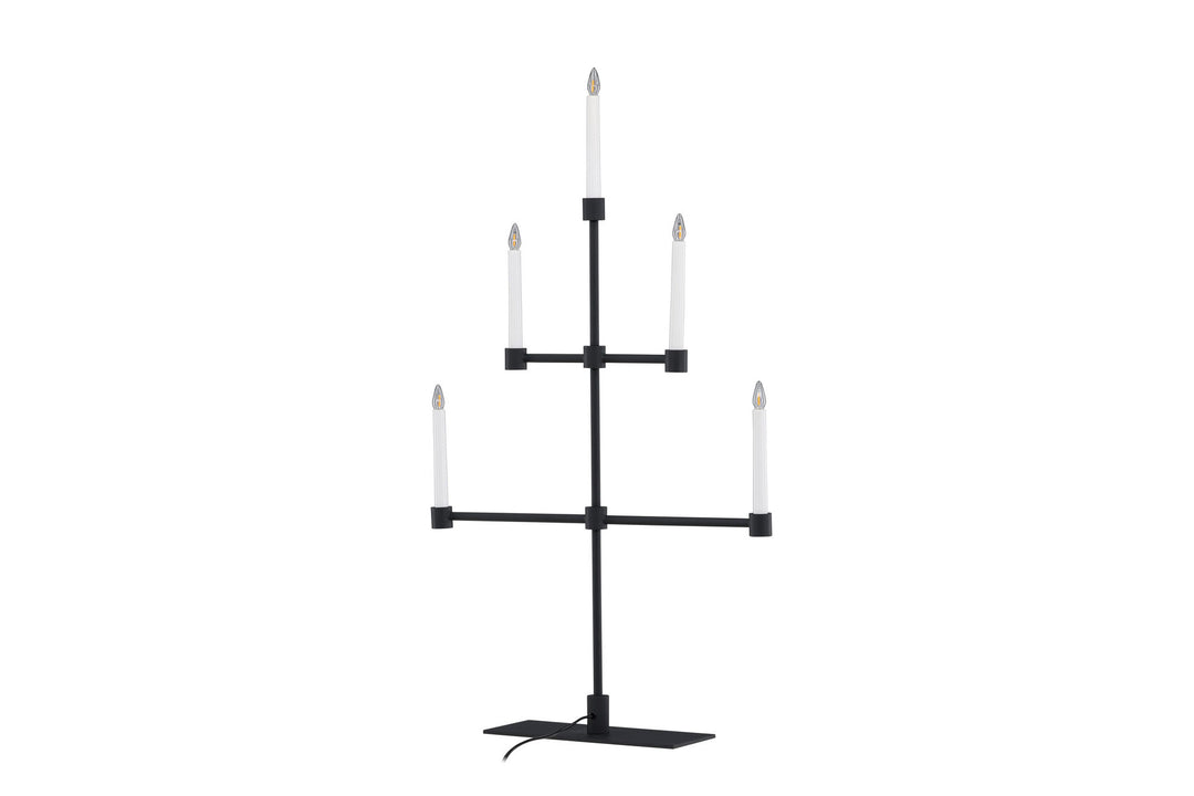 Venture Home Avoriaz Table Lamp - Matt Black /  Metal