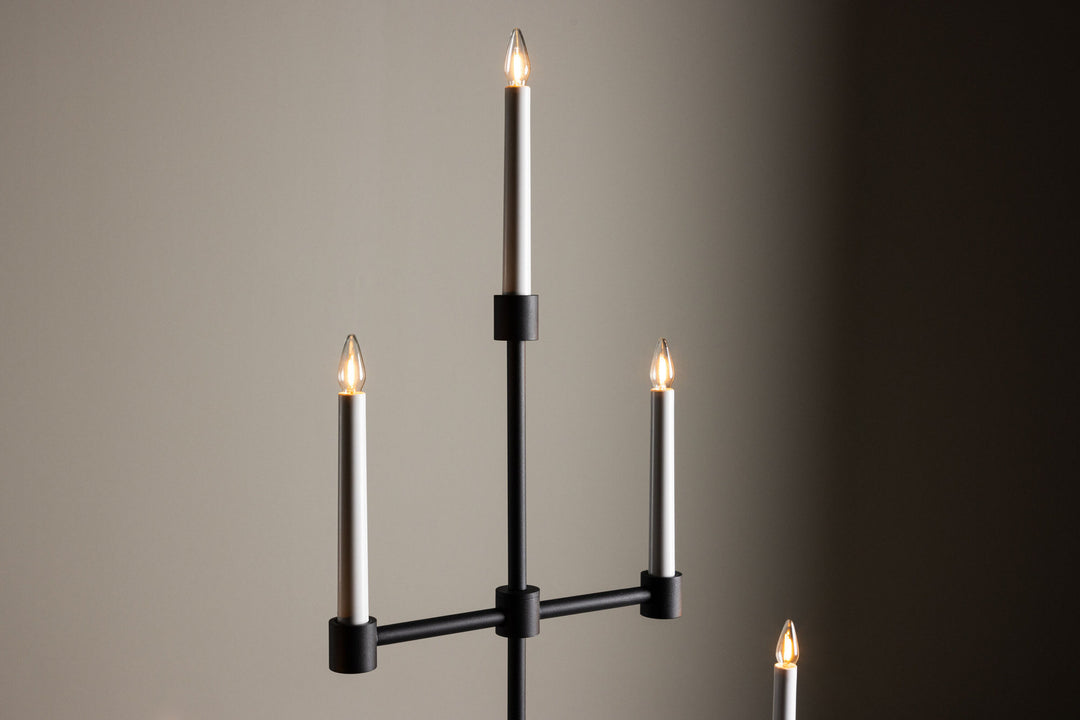 Venture Home Avoriaz Table Lamp - Matt Black /  Metal
