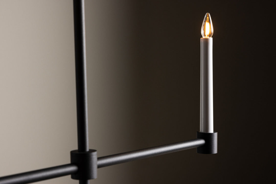 Venture Home Avoriaz Table Lamp - Matt Black /  Metal