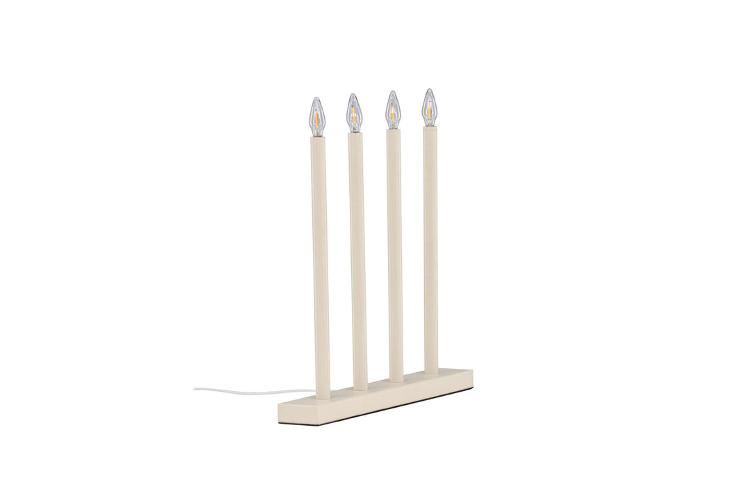 Venture Home Lofsdalen Table Lamp - Beige /  Metal