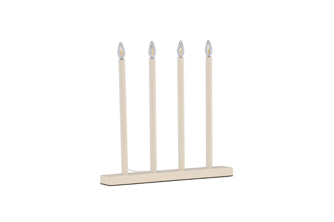 Venture Home Lofsdalen Table Lamp - Beige /  Metal
