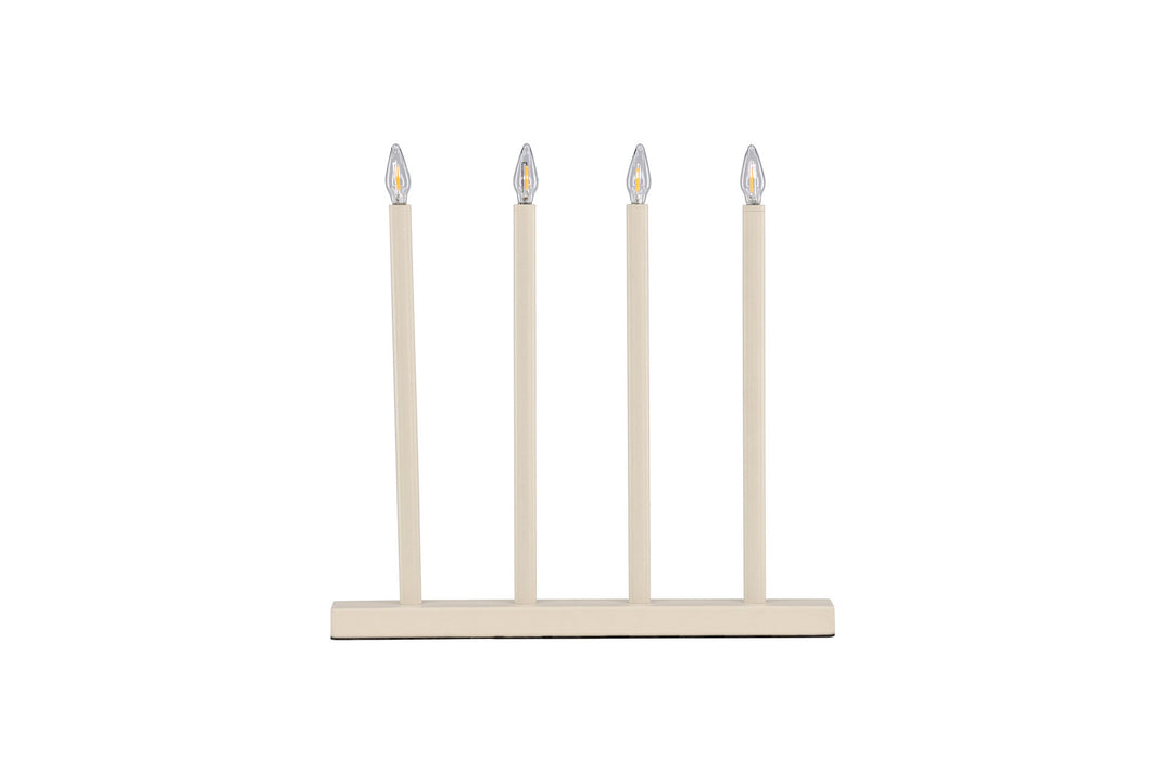 Venture Home Lofsdalen Table Lamp - Beige /  Metal
