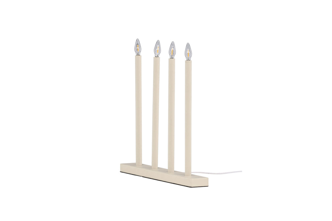 Venture Home Lofsdalen Table Lamp - Beige /  Metal