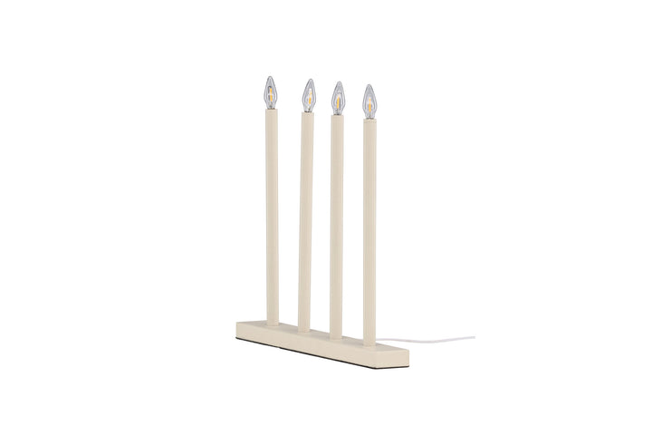 Venture Home Lofsdalen Table Lamp - Beige /  Metal