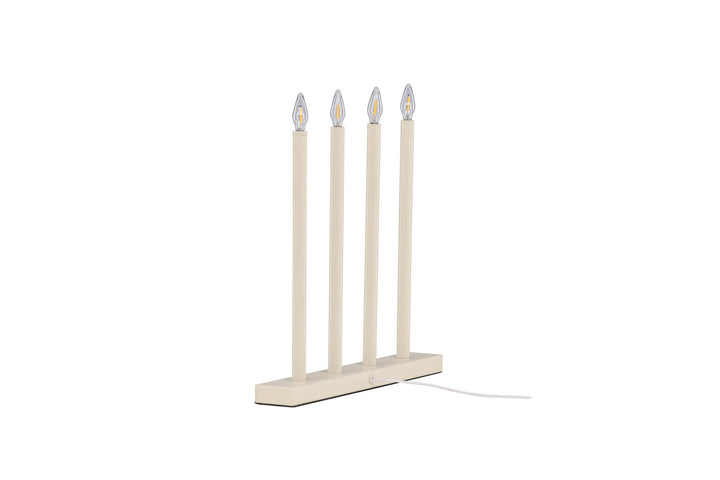 Venture Home Lofsdalen Table Lamp - Beige /  Metal