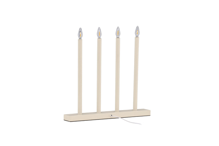 Venture Home Lofsdalen Table Lamp - Beige /  Metal