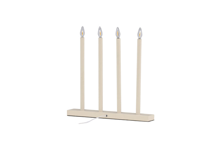 Venture Home Lofsdalen Table Lamp - Beige /  Metal