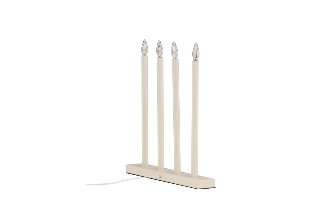 Venture Home Lofsdalen Table Lamp - Beige /  Metal