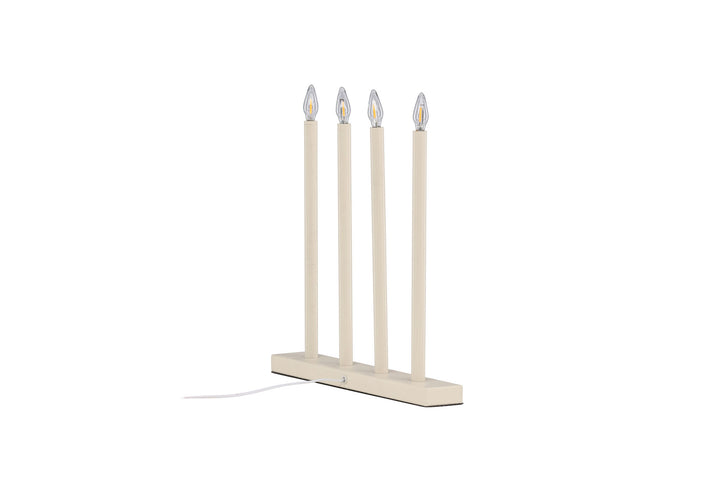 Venture Home Lofsdalen Table Lamp - Beige /  Metal