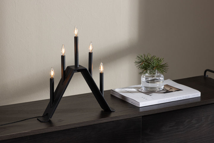 Venture Home Åre Table Lamp - Black /  Metal
