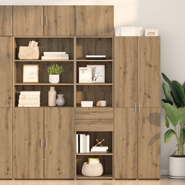 Highboard Artisan Egetræ 50 x 42,5 x 185 cm Konstrueret træ