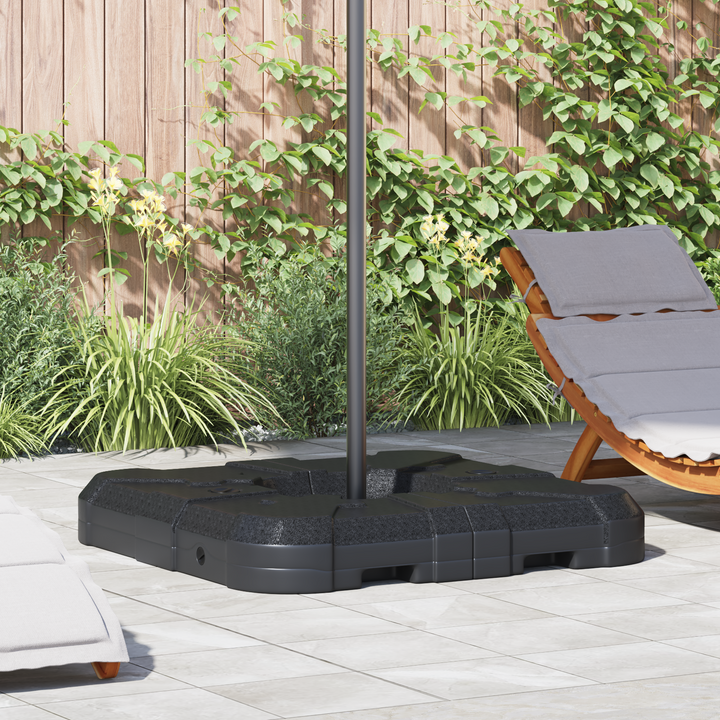 Cantilever parasolbase Sort 88,5 x 88,5 x 12 cm