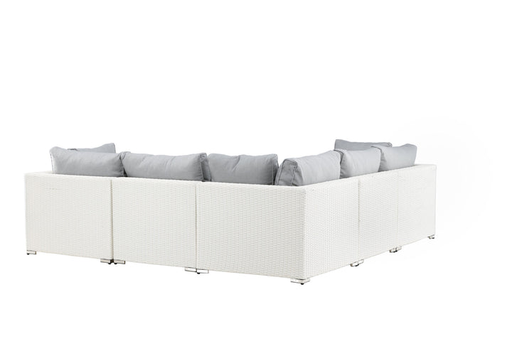 Venture Home Amazon Module Sofa set 3+2+1 - White/Grey