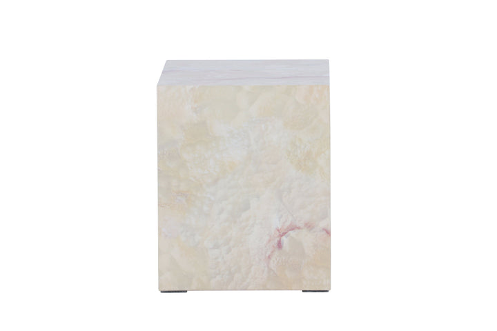 Venture Home York Side Table 30x35x25 cm - Beige Stonelook