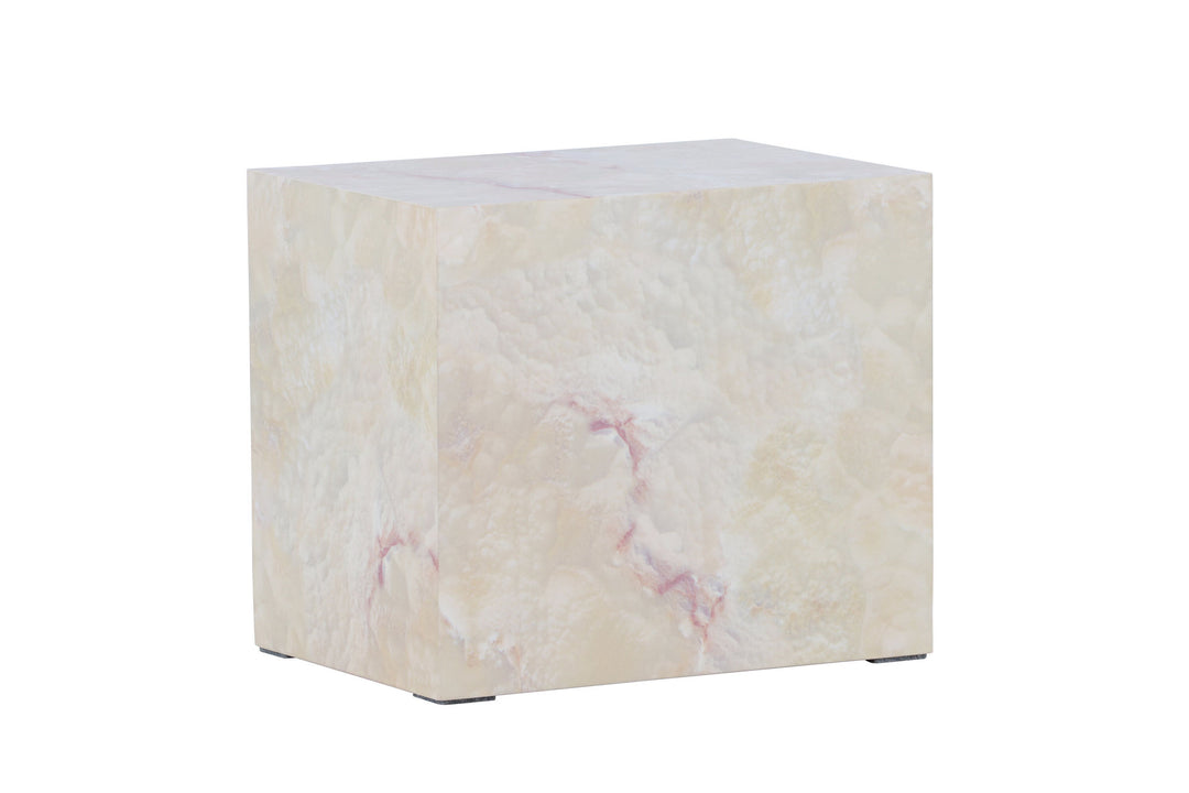 Venture Home York Side Table 30x35x25 cm - Beige Stonelook