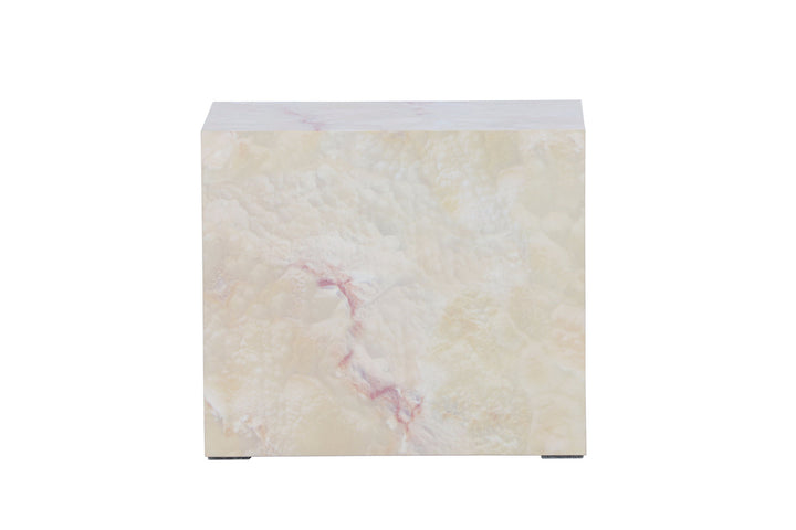 Venture Home York Side Table 30x35x25 cm - Beige Stonelook