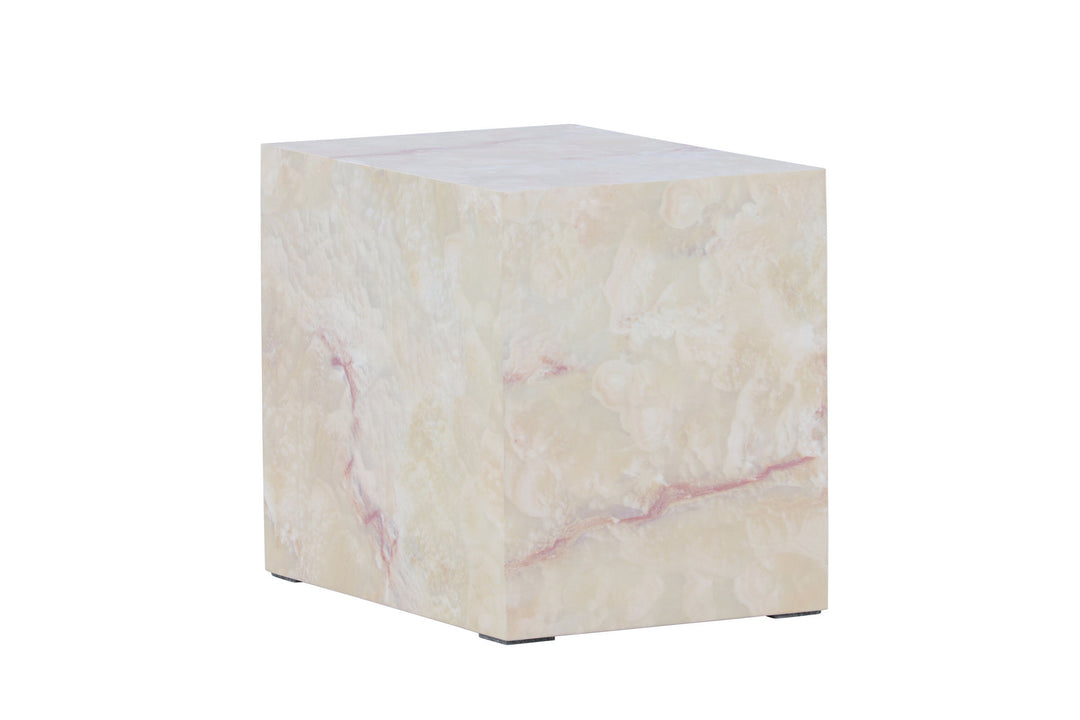 Venture Home York Side Table 30x35x25 cm - Beige Stonelook