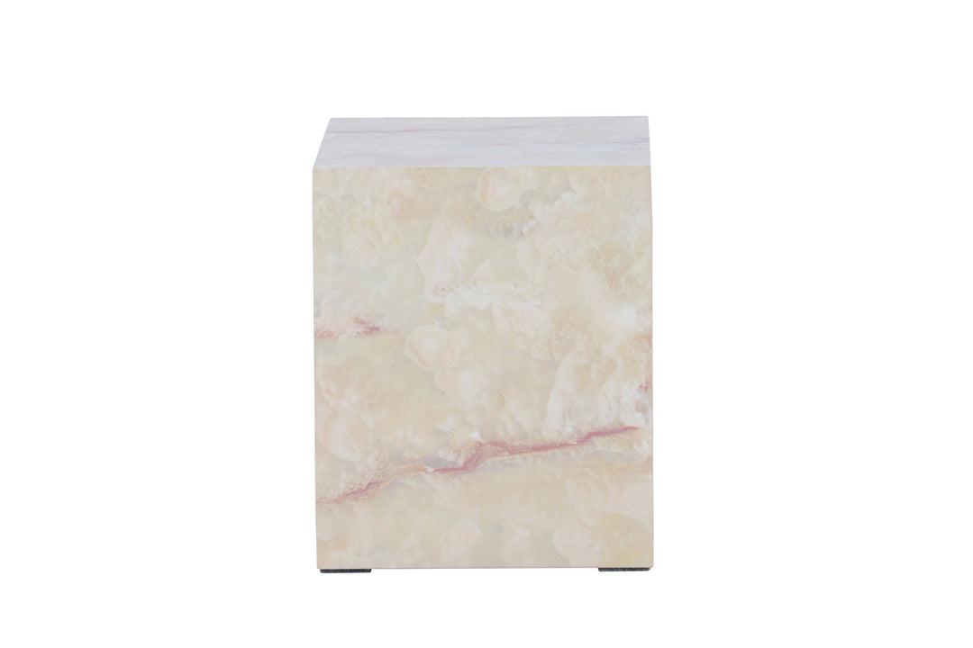 Venture Home York Side Table 30x35x25 cm - Beige Stonelook