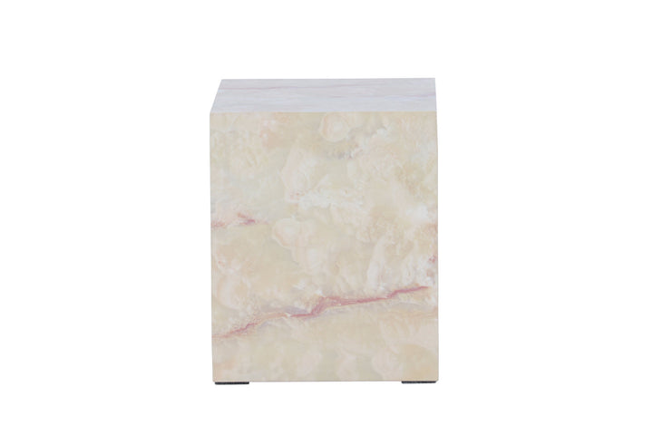Venture Home York Side Table 30x35x25 cm - Beige Stonelook
