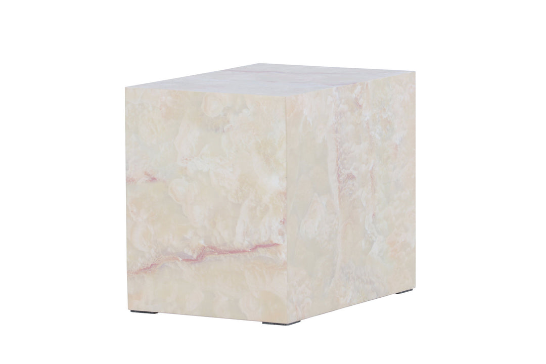 Venture Home York Side Table 30x35x25 cm - Beige Stonelook