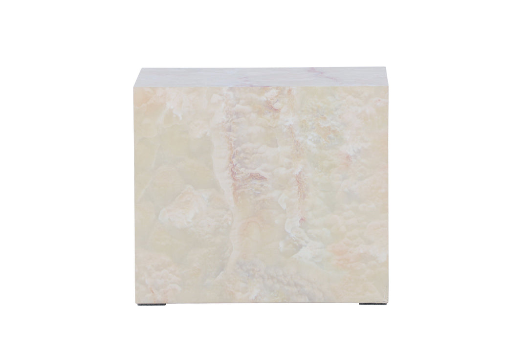 Venture Home York Side Table 30x35x25 cm - Beige Stonelook