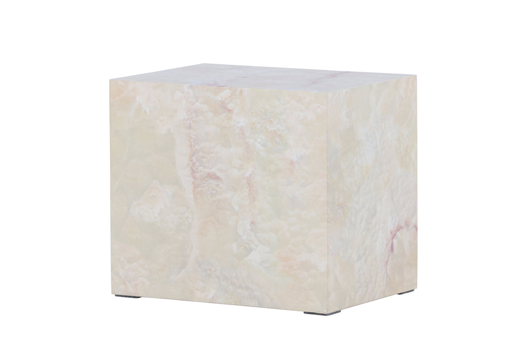 Venture Home York Side Table 30x35x25 cm - Beige Stonelook