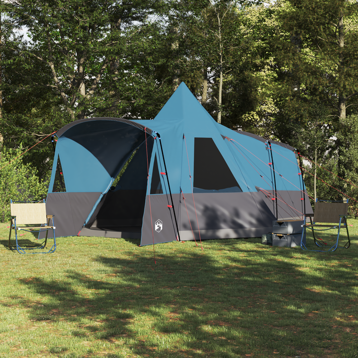 Teepee Telt 8-Personer med tag Blå 720 x 465 x 295 cm