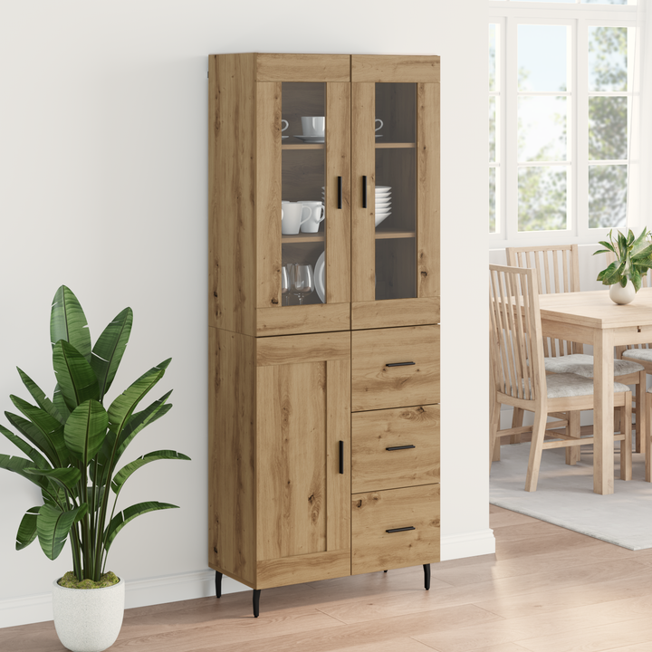 Highboard 2 pcs Artisan Egetræ 69,5 x 34 x 180 cm