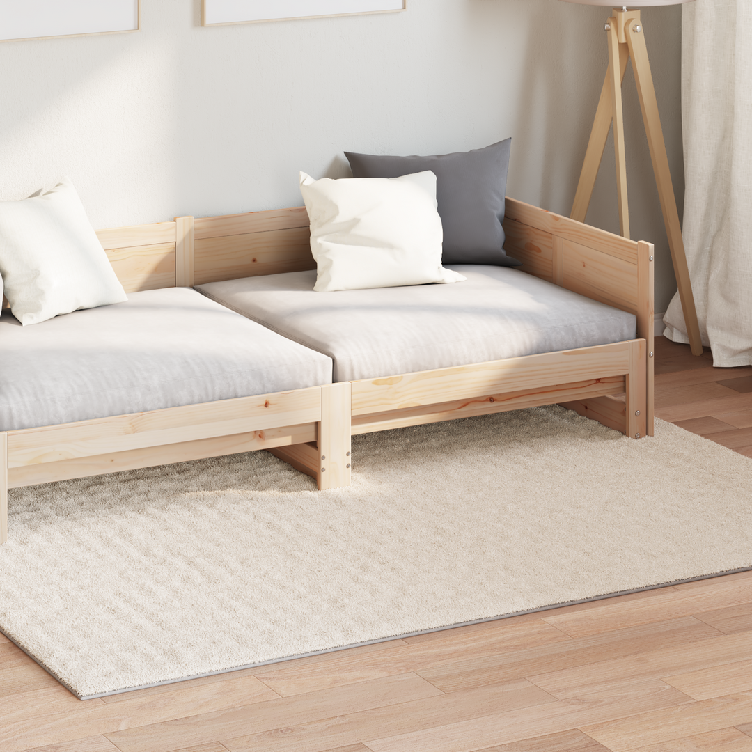 Områdetæpper Rektangulær SIROLO Beige 230 x 160 cm Polyester