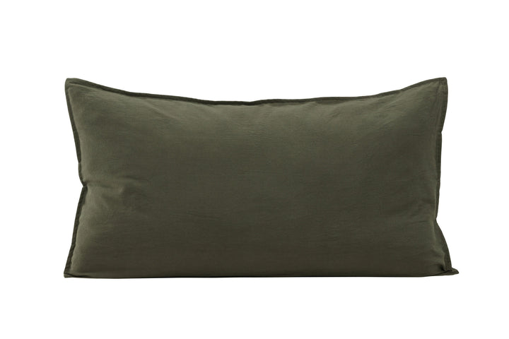 Venture Home Ronja Cushion Cover Washed Cotton - Green / 50x90