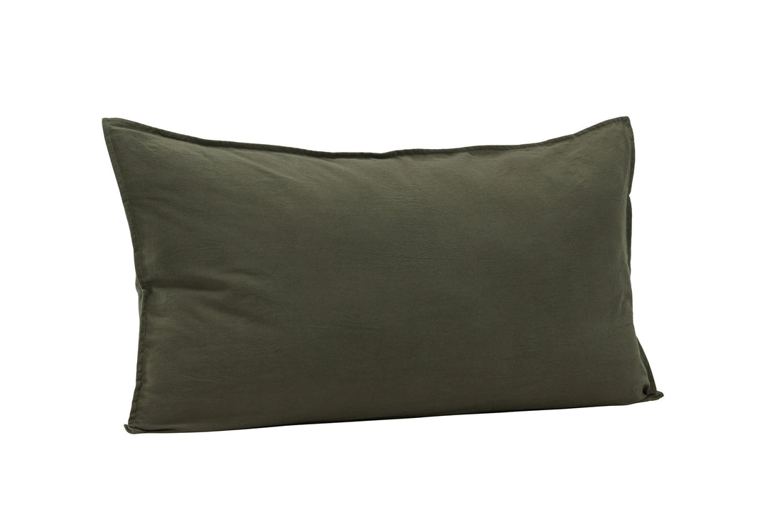 Venture Home Ronja Cushion Cover Washed Cotton - Green / 50x90