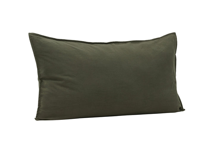 Venture Home Ronja Cushion Cover Washed Cotton - Green / 50x90