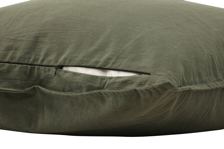 Venture Home Ronja Cushion Cover Washed Cotton - Green / 50x90