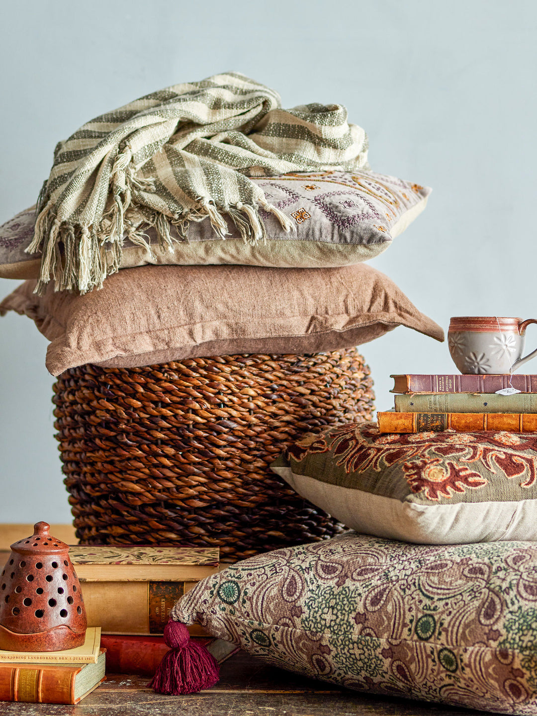 Creative Collection Tasse Taburet, Brun, Abaca