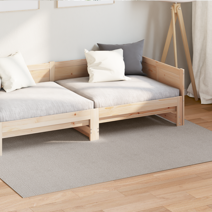 Områdetæpper Rektangulær LUGO Creme 200 x 140 cm Polyester