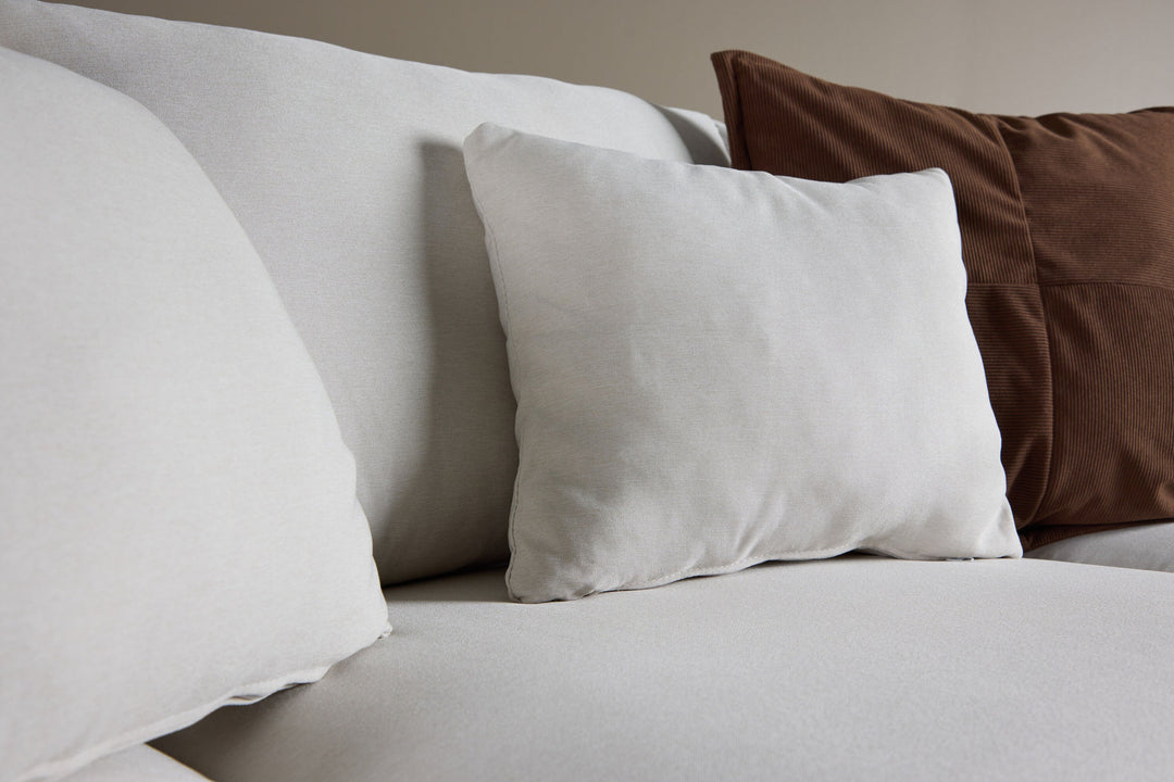 Venture Home Sofia Sofa - Black / Beige Fabric / linen