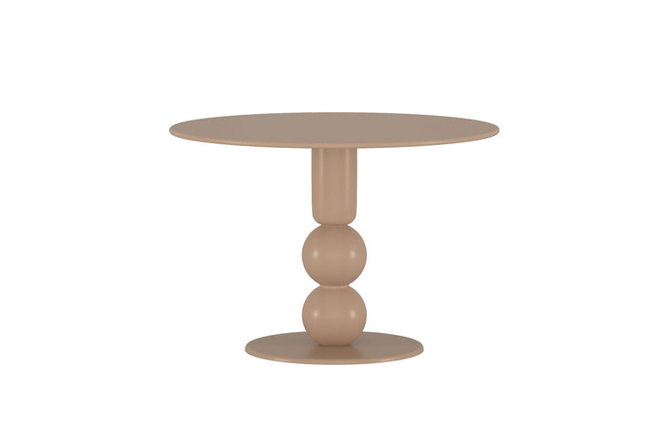 Venture Home Boule rundt spisebord - Beige / MDF med maling
