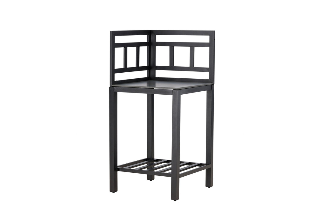 Venture Home Alicante garden kitchen corner table black/fiber concrete