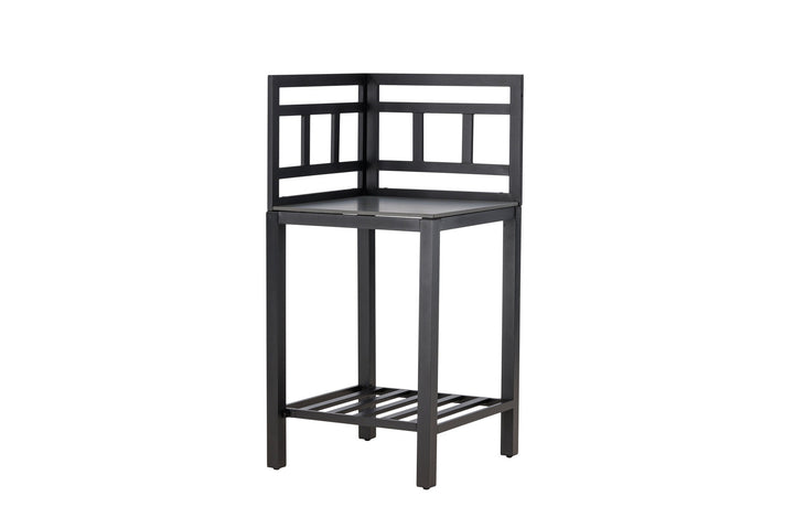 Venture Home Alicante garden kitchen corner table black/fiber concrete