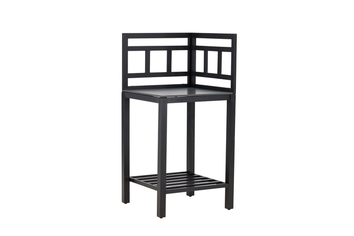 Venture Home Alicante garden kitchen corner table black/fiber concrete