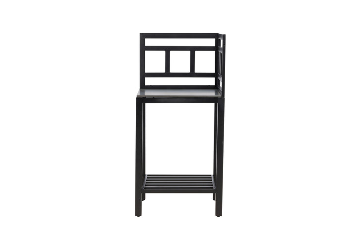 Venture Home Alicante garden kitchen corner table black/fiber concrete