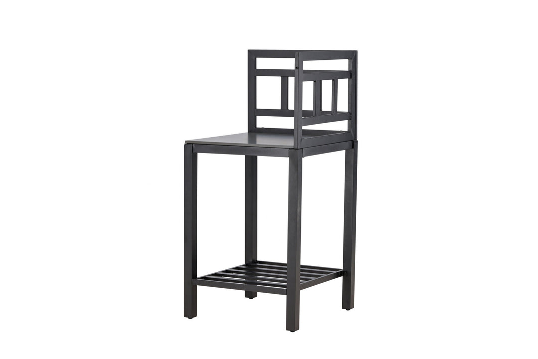 Venture Home Alicante garden kitchen corner table black/fiber concrete