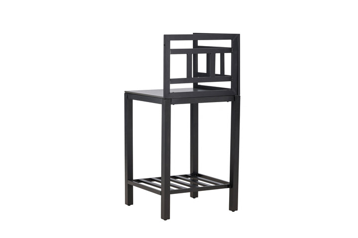 Venture Home Alicante garden kitchen corner table black/fiber concrete