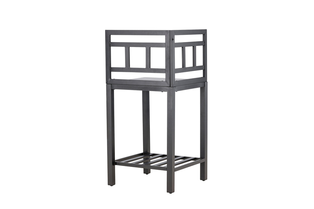 Venture Home Alicante garden kitchen corner table black/fiber concrete