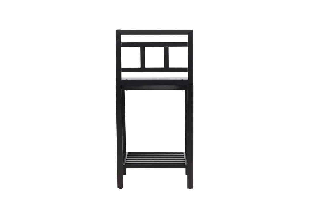 Venture Home Alicante garden kitchen corner table black/fiber concrete